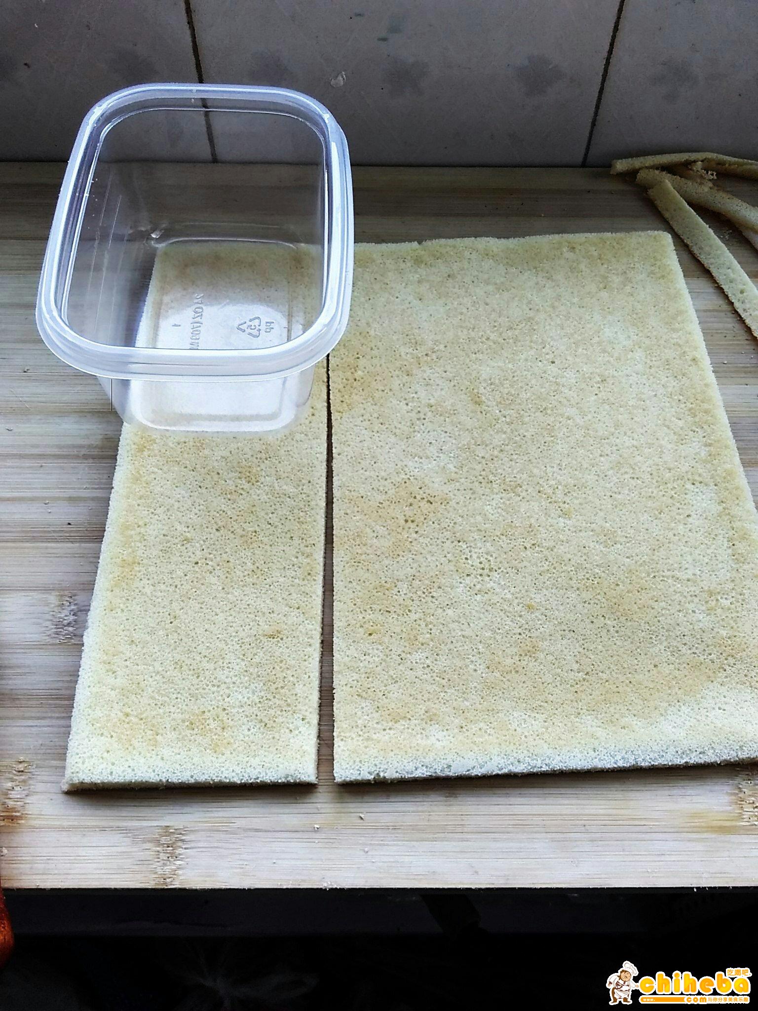 简单快手的便当饭盒水果盒子蛋糕的做法 步骤10
